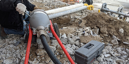 Full sewer line replacement for damaged or collapsed pipes.